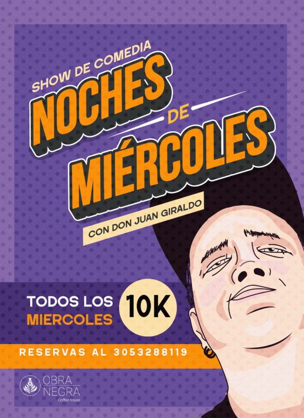 Entrada noches de miércoles Stand-up comedy